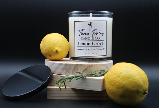 Lemon Grove 8.5 oz Glass Vessel