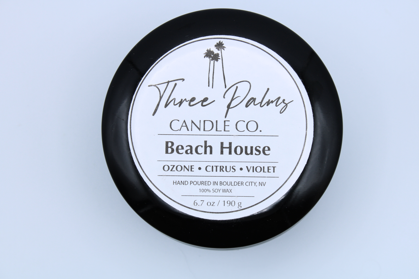 Beach House Black Tin 6.7 oz