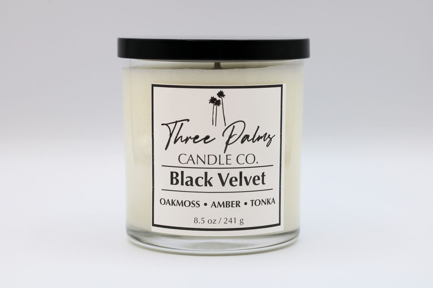 Black Velvet 8.5 oz Glass Vessel