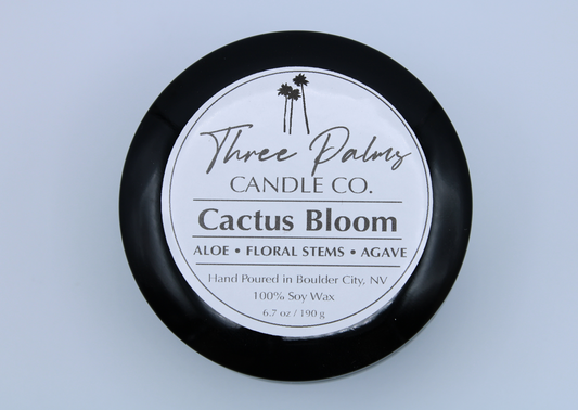 Cactus Bloom Black Tin 6.7 oz