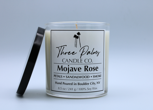 Mojave Rose 8.5 oz Glass Vessel