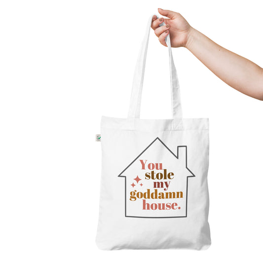 Organic Fashion Tote Bag - Real Housewives Quotes